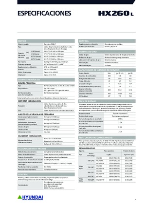 Верижни екскаватори Hyundai HX260L