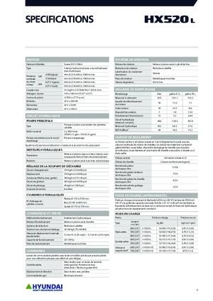 Верижни екскаватори Hyundai HX520L