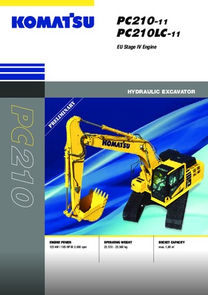 Верижни екскаватори Komatsu PC210LC-11E0