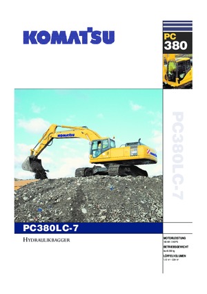 Верижни екскаватори Komatsu PC380LC-7 active