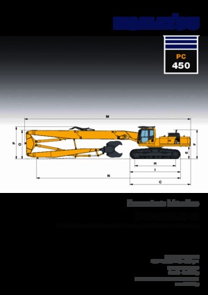 Верижни екскаватори Komatsu PC450HRD-8