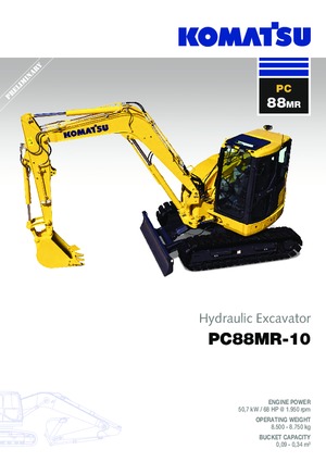 Верижни екскаватори Komatsu PC88MR-10