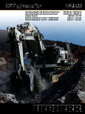 Верижни екскаватори Liebherr R 9150