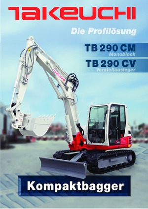 Верижни екскаватори Takeuchi TB290