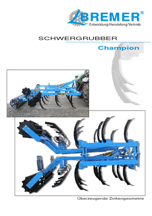 Култиватори Bremer SHG 3/23 Klassik