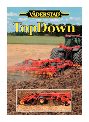 Култиватори Väderstad TopDown 300