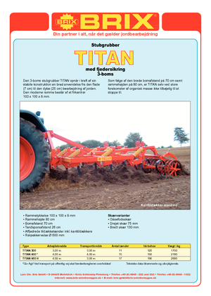 Култиватори Brix Titan 300 FA RPW Ø 600