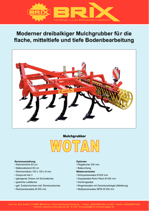 Култиватори Brix Wotan 300 S