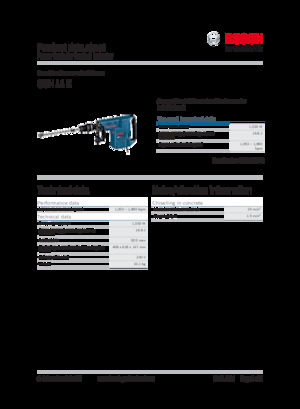 Чукове за събаряне и чукове Bosch GSH 11 E