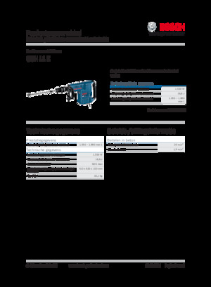 Чукове за събаряне и чукове Bosch GSH 11 E