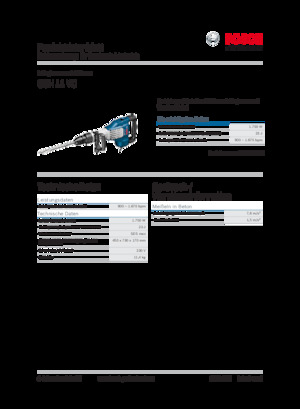 Чукове за събаряне и чукове Bosch GSH 11 VC