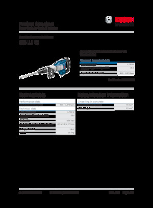 Чукове за събаряне и чукове Bosch GSH 11 VC