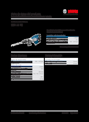 Чукове за събаряне и чукове Bosch GSH 11 VC