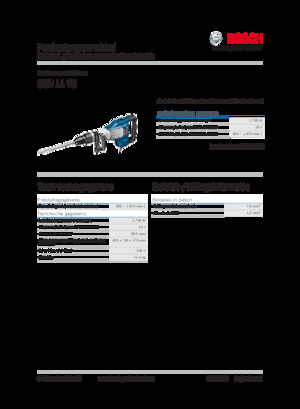 Чукове за събаряне и чукове Bosch GSH 11 VC