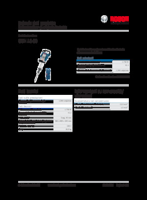 Чукове за събаряне и чукове Bosch GSH 16-30