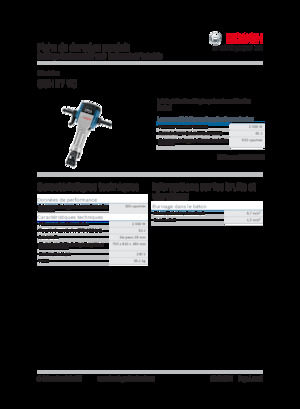 Чукове за събаряне и чукове Bosch GSH 27 VC
