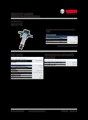 Чукове за събаряне и чукове Bosch GSH 27 VC