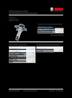 Чукове за събаряне и чукове Bosch GSH 27 VC