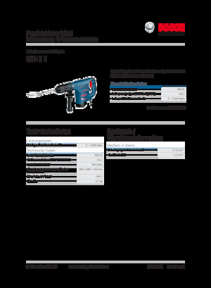 Чукове за събаряне и чукове Bosch GSH 3 E