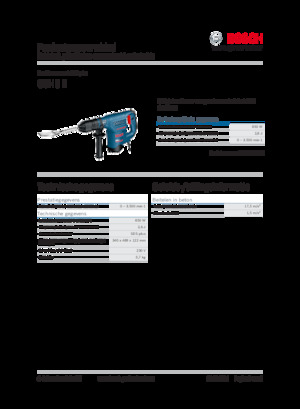 Чукове за събаряне и чукове Bosch GSH 3 E