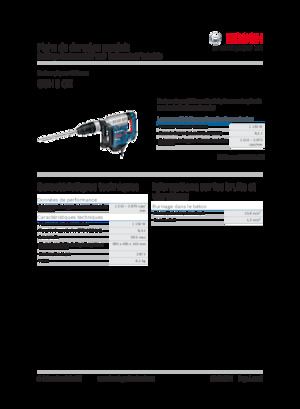 Чукове за събаряне и чукове Bosch GSH 5 CE
