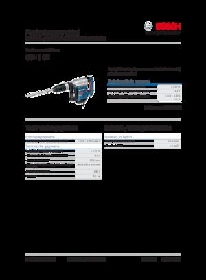 Чукове за събаряне и чукове Bosch GSH 5 CE