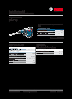 Чукове за събаряне и чукове Bosch GSH 7 VC