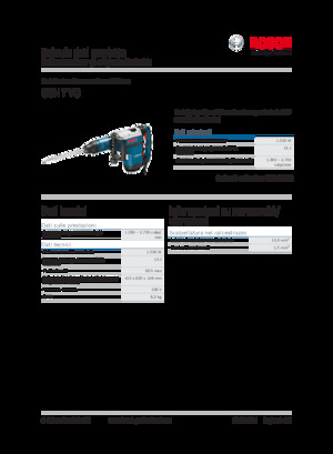 Чукове за събаряне и чукове Bosch GSH 7 VC