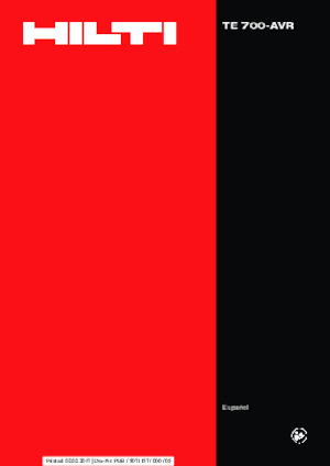 Чукове за събаряне и чукове Hilti TE 700-AVR