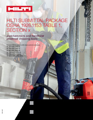Чукове за събаряне и чукове Hilti TE 800-AVR