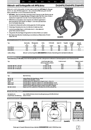 Захват за сортиране и разрушаване Kinshofer D 09 HPX 60