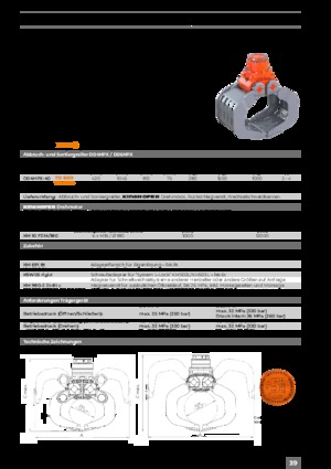 Захват за сортиране и разрушаване Kinshofer D09HPX-50