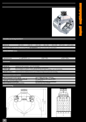 Захват за сортиране и разрушаване Kinshofer D37H-P-125