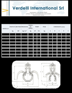 Захват за сортиране и разрушаване Verdelli F.E.E. /25