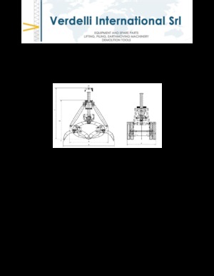 Захват за сортиране и разрушаване Verdelli F.M. 1600