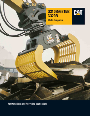 Захват за сортиране и разрушаване Caterpillar G320B/D