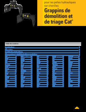 Захват за сортиране и разрушаване Caterpillar G318