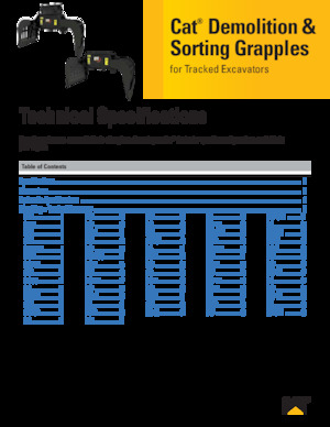 Захват за сортиране и разрушаване Caterpillar G332