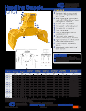 Захват за сортиране и разрушаване Genesis GHG 40