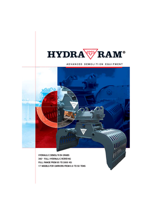 Захват за сортиране и разрушаване Hydra Ram HSG 150
