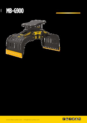 Захват за сортиране и разрушаване MB Crusher MB-G900