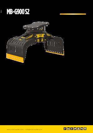 Захват за сортиране и разрушаване MB Crusher MB-G900 S2