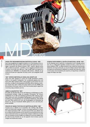 Захват за сортиране и разрушаване VTN MD 070