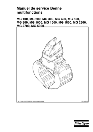 Захват за сортиране и разрушаване Atlas Copco MG 100