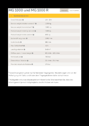 Захват за сортиране и разрушаване Epiroc MG 1000 