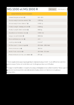 Захват за сортиране и разрушаване Epiroc MG 1000 