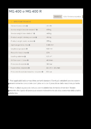 Захват за сортиране и разрушаване Epiroc MG 400