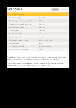 Захват за сортиране и разрушаване Epiroc MG 5000 R