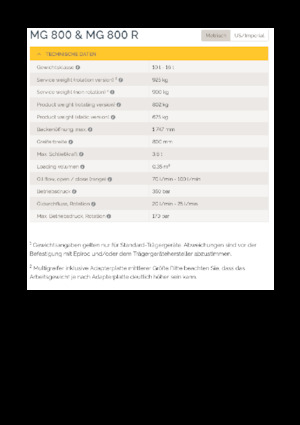 Захват за сортиране и разрушаване Epiroc MG 800 R 
