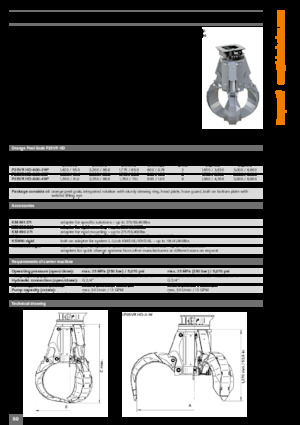 Захват за сортиране и разрушаване Kinshofer P25VR HD-600-3W